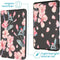imoshion E-reader Hoesje - Geschikt voor Kobo Clara HD - Design Sleepcover Bookcase - Blossom Watercolor Black