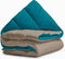 Sleeptime 2 in 1 Omkeerbare Dekbed - Dekbed zonder Overtrek - 240x200 - Taupe/Indigo