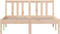 vidaXL - Bedframe - massief - hout - 120x190 - cm