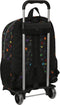 Schoolrugzak met Wielen The Avengers Super heroes Zwart (32 x 42 x 14 cm)