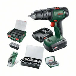 Bosch UniversalImpact 18V - Accu-klopboormachine - 20 koppelstanden - 173-delige schroeven/pluggenset