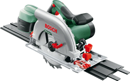 Bosch PKS 66 AF - Cirkelzaag - 1.600 W 66 mm zaagdiepte met geleiderail