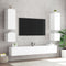 vidaXL - Tv-wandmeubel - met - LED-verlichting - 100x35x41 - cm - wit