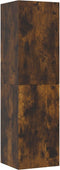 vidaXL - Tv-wandmeubels - 2 - st - 30,5x30x110 - cm - gerookt - eikenkleurig