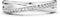 TI SENTO Dames Ring - 925 zilver - Zirconia wit - Maat 17.25 mm / maat 54 - 1953ZI