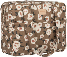 Nobodinoz Hyde Park Waterdichte kinderwagentas/luiertas 38x33x16cm - Camellia
