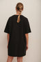 NA-KD Patch Detail T-Shirt Dress - Dames Jurk - Katoen - M