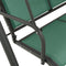 vidaXL Schommelbank 170 cm textileen en staal groen