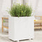 vidaXL - Plantenbak - 70x40x72 - cm - massief - grenenhout - wit