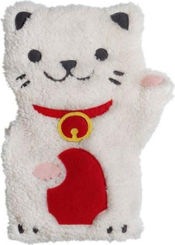 Bitten Warmtekussen Knuffel - Kat lavendel - tarwe - magnetron