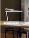MAULwork LED Bureaulamp - dimmbaar - tafelklem - wit - metaal|kunststof - 1 stuk - 62 x 58 x 50 cm - MAUL