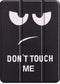 imoshion Tablet Hoes - Geschikt voor iPad Pro 11 (2022) / Pro 11 (2021) / Pro 11 (2020) / Pro 11 (2018) - Design Trifold Bookcase - Don't touch