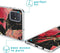iMoshion Hoesje Geschikt voor Samsung Galaxy A71 Hoesje Siliconen - iMoshion Design hoesje - Zwart / Rood / Shattered Red Marble