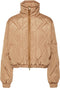 NOISY MAY NMZIGGY LS QUILT BOMBER JACKET DD - Gewatteerd bomberjack - Hoge kraag - Maat L