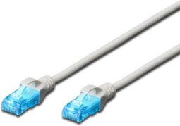 Ewent CAT 5e UTP 0.5m grey netwerkkabel 0,5 m Cat5e U/UTP (UTP) Grijs