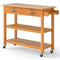 Coast Keukentrolley Hout – Verrijdbaar Keukenrek met 2 Lades en 2 Planken – 106 x 43 cm