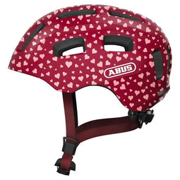 Abus Youn-I 2.0 - Fietshelm - Veiligheid voor kinderen en dames - Cherry Heart S (48 - 54 cm)