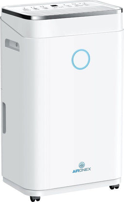 Aironex - Luchtontvochtiger & Luchtreiniger - 20 l Capaciteit Wasdroogfunctie - Wit