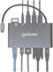 Manhattan SuperSpeed USB-C 7-in-1 Docking Station - USB-C Hub met HDMI VGA 3x USB 3.0 - Zwart