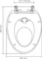 vidaXL - Toiletbrillen - met - soft-close - deksels - 2 - st - kunststof - wit - en - geel