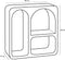 Mica Decorations Frati - Wandkast - Minimalistisch design met open vakken - Off White