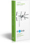 Nedis Buitenantenne - UHF - Ontvangstbereik: ≥50 km - LTE700 - Versterking: 13 dB - 75 Ohm - Antenne lengte: 777 mm - ABS / Aluminium