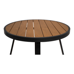 Arezzo bijzettafel polywood teaklook | set van 2