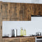 vidaXL - Keukenwandkast - Porto - bewerkt - hout - gerookt - eikenkleurig