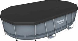 Bestway 58425 - Afdekzeil ovaal 427x250 cm - Houdt vuil en bladeren tegen