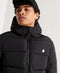 Superdry Code SL - Hooded Longline Puffer Jas - Capuchon - Maat 3XL