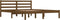 vidaXL - Bedframe - massief - grenenhout - 150x200 - cm - honingbruin