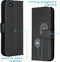 iMoshion Hoesje Geschikt voor iPhone 7 / 8 / SE (2020) / SE (2022) Hoesje Met Pasjeshouder - iMoshion Design Softcase Bookcase - Wit / Zwart / Dandelion