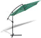 909 Outdoor - Hangende parasol - 300 cm - Stalen frame - Donkergroen