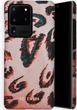 Selencia Hoesje Geschikt voor Samsung Galaxy S20 Ultra Hoesje - Selencia Maya Fashion Backcover - roze