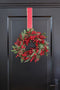House of Seasons Barney - Kerstkrans - Ø50 cm - Groen Rood