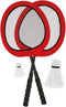Basic Jumbo Badminton Set - 4-Delig - Grote rackets en jumbo shuttlecocks (4-Delig)