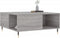 vidaXL - Salontafel - 80x80x36,5 - cm - bewerkt - hout - grijs - sonoma - eikenkleurig