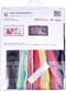 Thea Gouverneur - Borduurpakket met telpatroon - 555.05 - Voorgesorteerde DMC Garens - Kerstman - Zwart Aida - 46 cm x 25 cm - DIY Kit