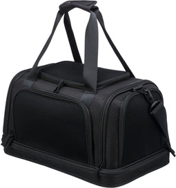 Trixie Vliegtuigtas Plane - Handbagage voor Huisdieren tot 7 kg - 44x28x25 cm - Zwart