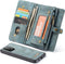 Caseme - vintage 2 in 1 portemonnee hoes - Geschikt voor Samsung Galaxy A52 / A52s - Blauw