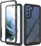 iMoshion Hoesje Geschikt voor Samsung Galaxy S21 FE Hoesje - iMoshion 360° Full Protective Case - Zwart / Transparant