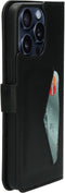 Mobiparts iPhone 15 Pro Max - Classic Wallet Case - Ruimte voor pasjes - Zwart