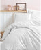 Satin King - Dekbedovertrekset - 100% katoensatijn - 240 x 220 cm + 2 kussenslopen 60 x 60 cm - Wit (2 stuks)