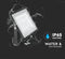 V-tac VT-100-B LED Floodlight 100W 6500K – Koel Wit