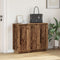 vidaXL - Dressoir - met - LED - - - Gerecycled - Hout - - - 90x32x75 - cm - - - Gelaagd - Hout