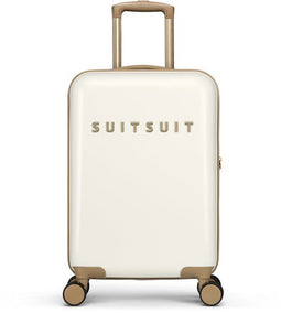 SUITSUIT Fusion - Handbagage koffer 55x35x20 - Lichtgewicht - TSA cijferslot - Wit