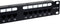 Phasak PU 2421 - Patch Panel - 24 UTP-Poorten Cat 6 - Zwart