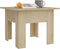 vidaXL - Salontafel - 55x55x42 - cm - spaanplaat - sonoma - eikenkleurig