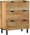 vidaXL - Dressoir - 60x33x75 - cm - massief - mangohout - bruin