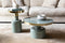 Zuiver Glam Salontafel Rond 60 cm Groen/ Goud